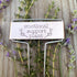 Hand Stamped Emotional Support Plant Garden Marker: Brass or Copper