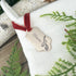 Personalized Stocking Tag: Custom Hand Stamped Brass or Copper Name Tag