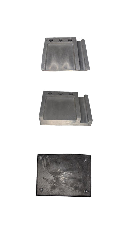 Concrete Desk Organizer | Pen Holder, Post-It Note Holder &amp; Phone Stand | Modern Minimalist Office Accessory