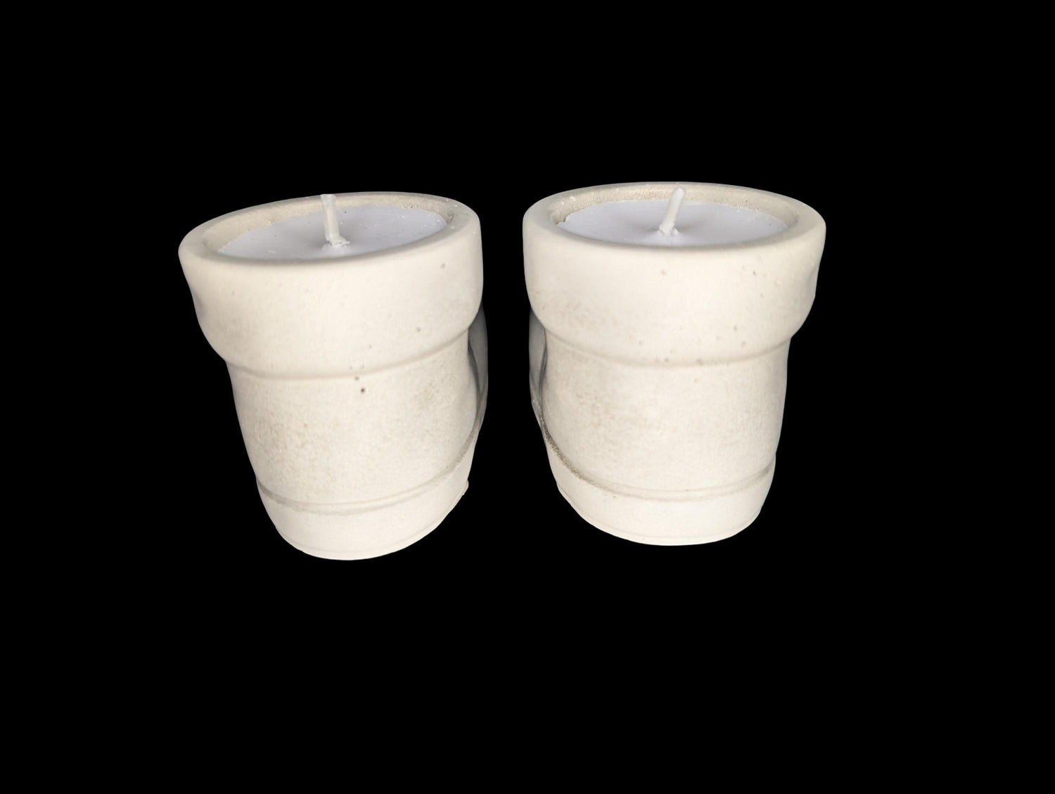 Concrete Santa Boot Tea Light Holders (Set of 2) - Christmas Decor