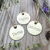 Hand-Stamped Brass Home Organization Labels: Custom Laundry & Bathroom Decor