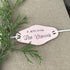 Personalized Hand Stamped Brass Gift Tag: Custom Christmas or Holiday