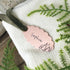 Personalized Stocking Tag: Custom Hand Stamped Brass or Copper Name Plaque
