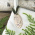Personalized Brass Stocking Tag: Hand Stamped Copper Name Plaque