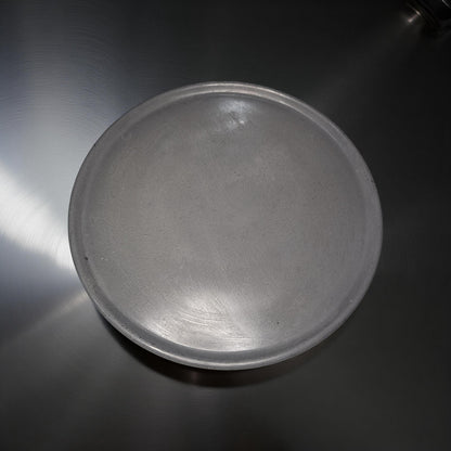 Large Grey Concrete Tray – 10.8 Inch Round Decorative Display Plate – Minimalist Concrete Serving Tray – Modern Home Décor Catchall