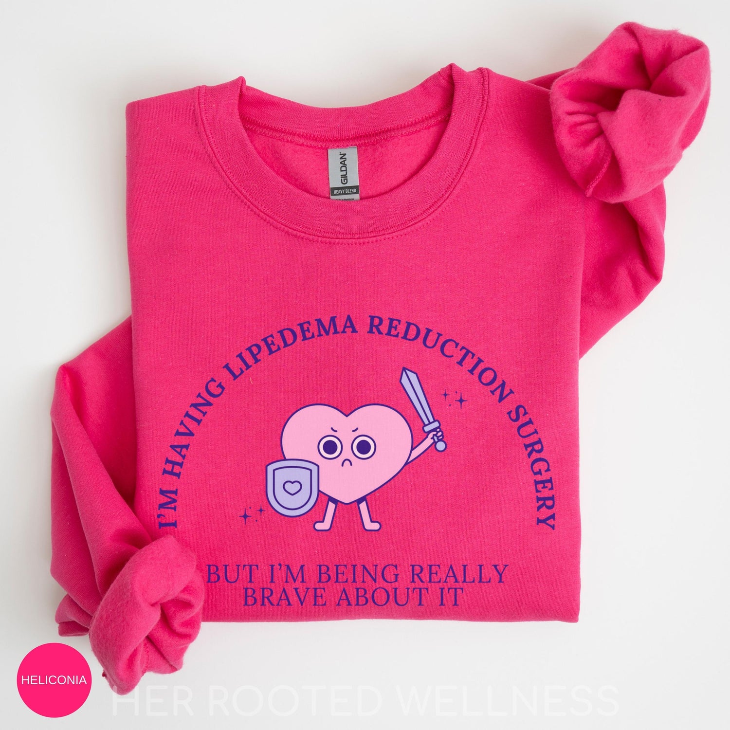 Funny Lipedema Surgery Sweatshirt | Pre Op Lipoedema Jumper, Lipedema Liposuction Surgery Day Crewneck, Medical Humor Sweater, Support Gift