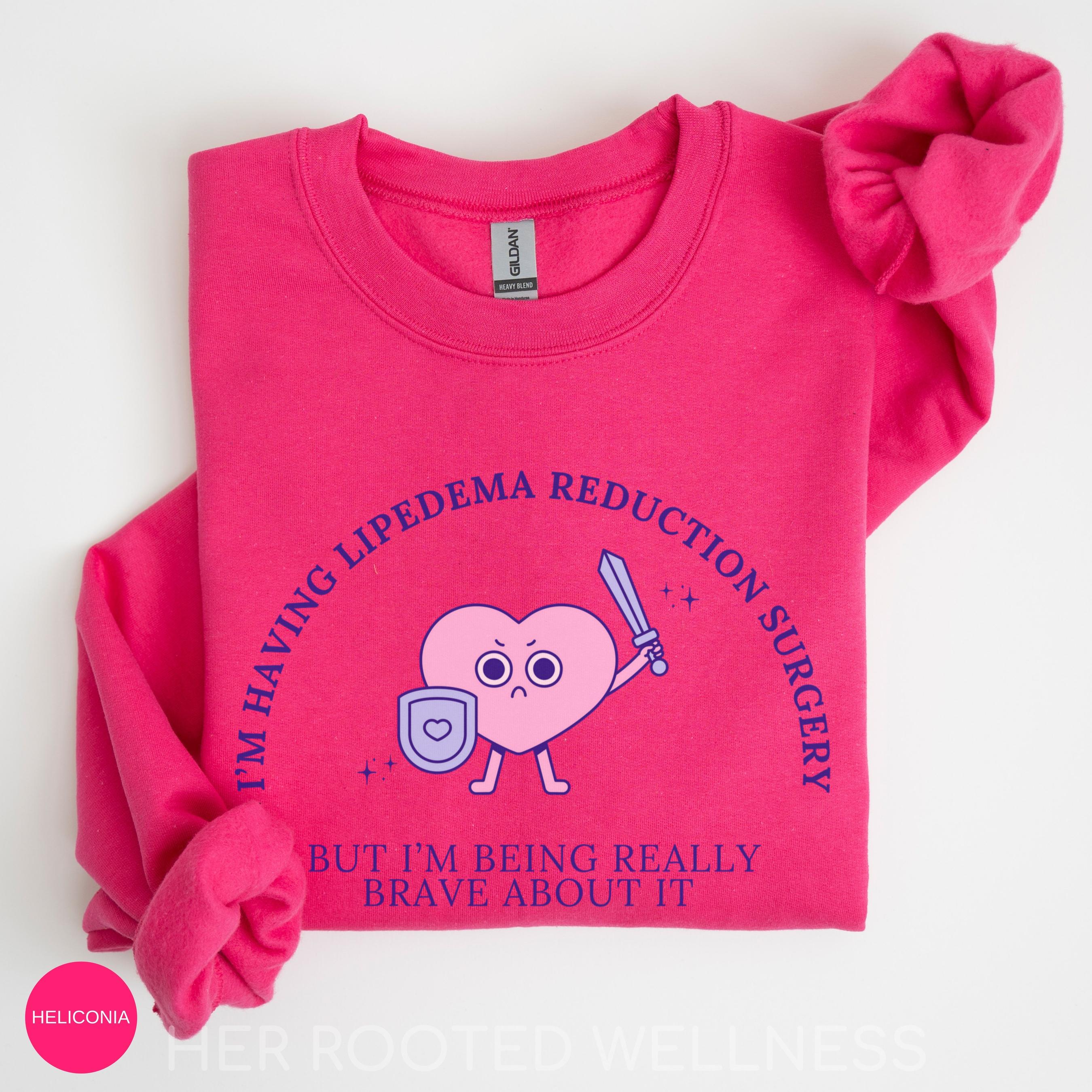 Funny Lipedema Surgery Sweatshirt | Pre Op Lipoedema Jumper, Lipedema Liposuction Surgery Day Crewneck, Medical Humor Sweater, Support Gift