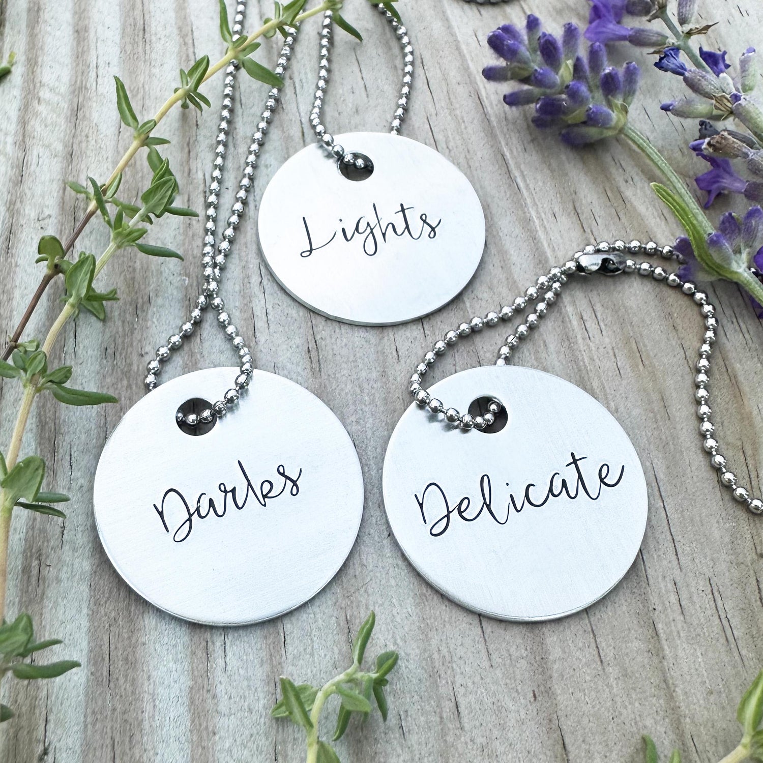 Home Organization Labels: Hand Stamped Custom Kitchen &amp; Pantry Decor in Aluminum and Brass