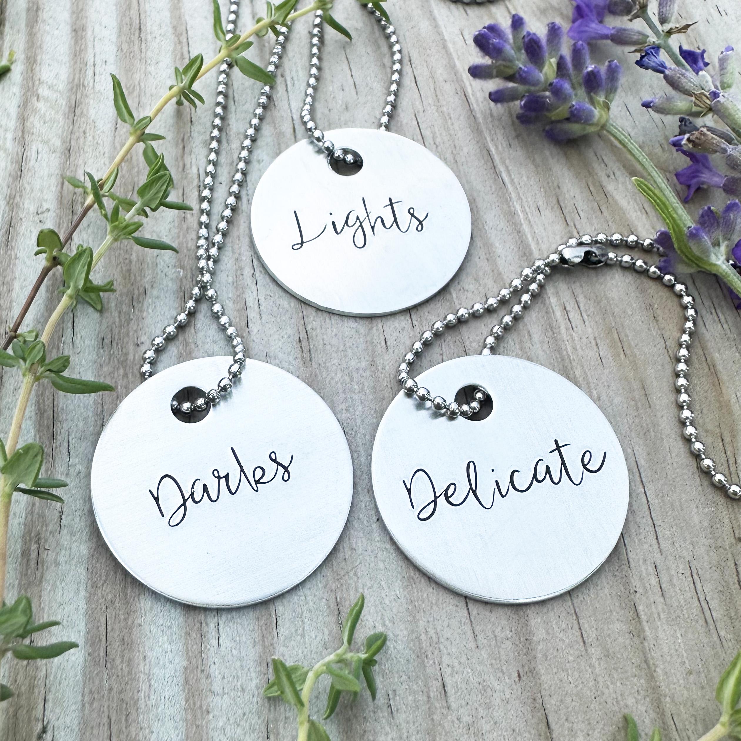 Home Organization Labels: Hand Stamped Custom Kitchen &amp; Pantry Decor in Aluminum and Brass