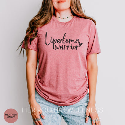Lipedema Warrior Shirt | Lipoedema Awareness T-Shirt | Advocacy Apparel | Support Gift for Lipodem Warrior, Fat Disorder Adipose Disease Tee