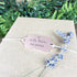 Hand Stamped Brass or Copper Gift Tag: Personalized Wedding Favor