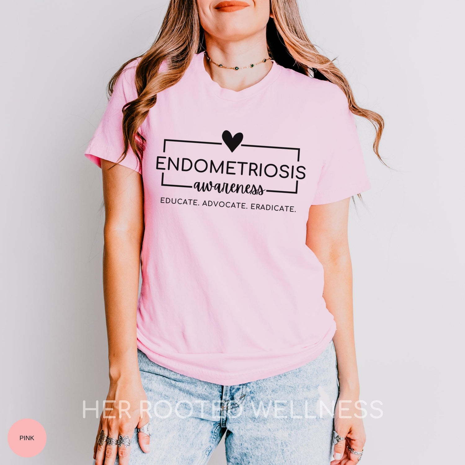 Endometriosis Awareness Shirt | Yellow Endo Tshirt | Educate Advocate Eradicate Tee | Supportive Gift Idea | Endo Excision Care Package