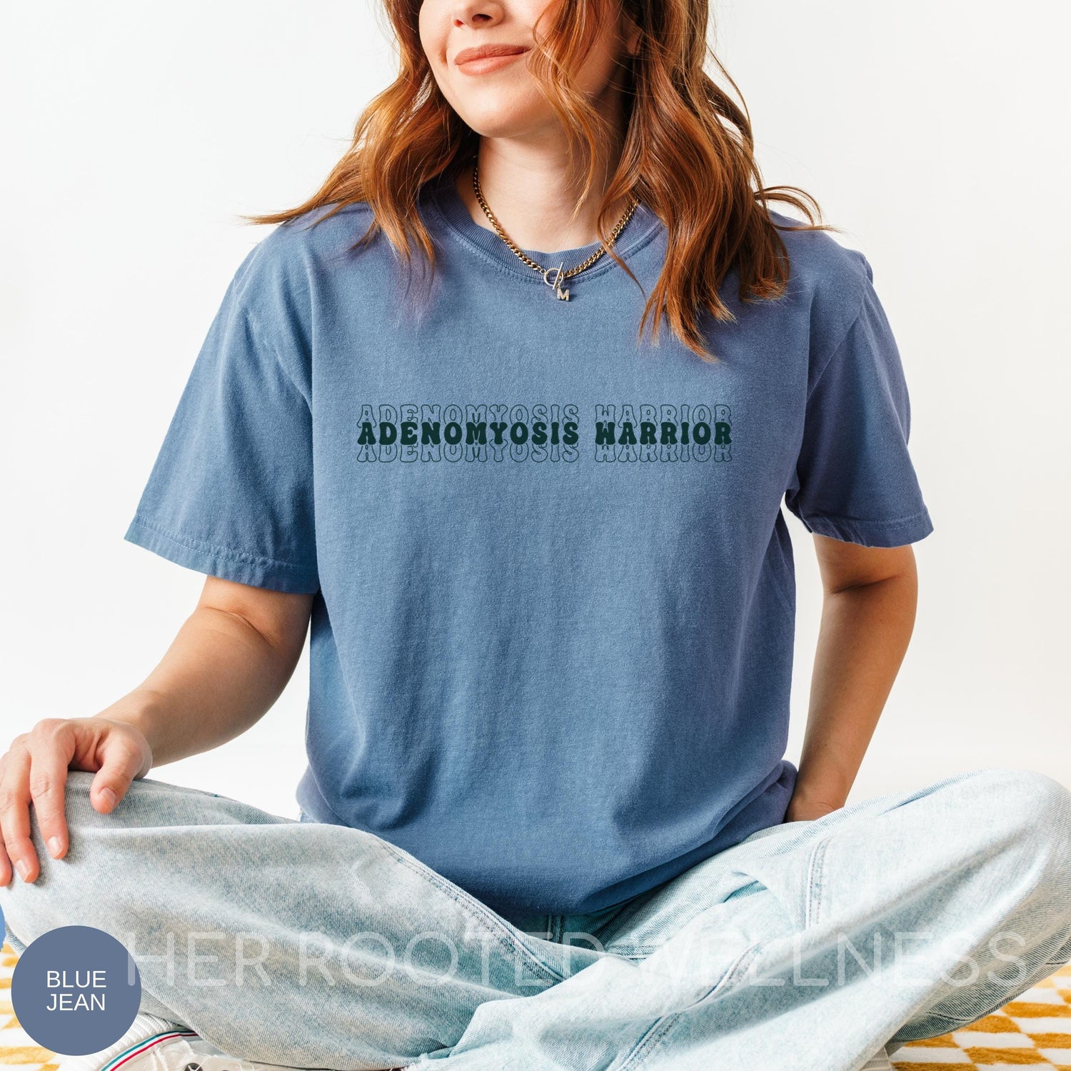Adenomyosis Warrior Shirt | Comfort Colors Adeno Awareness Month Tee | Purple Adeno Empowerment Tshirt | Support Gift Idea