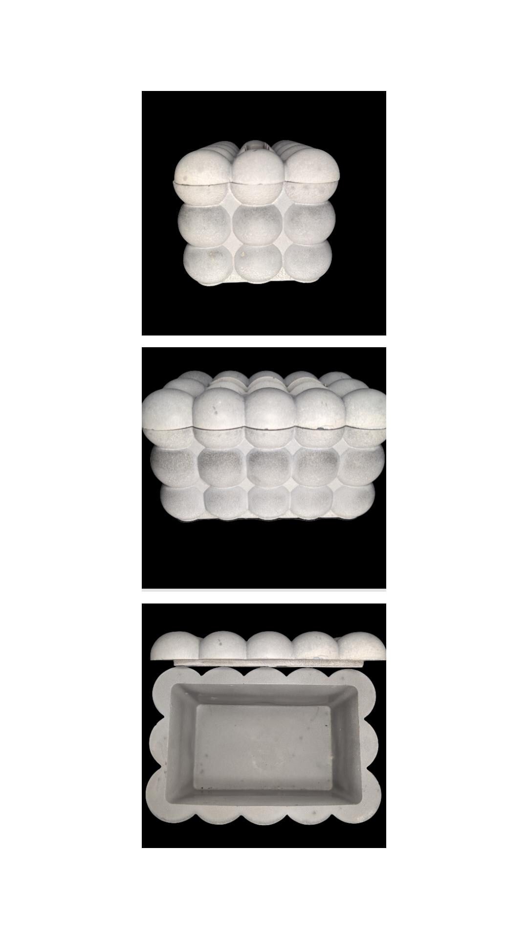 Modern Concrete Tissue Box | Handmade Minimalist Tissue Holder or Storage Box