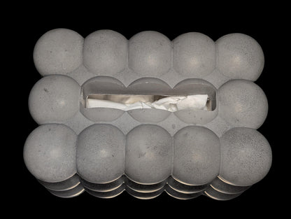 Modern Concrete Tissue Box | Handmade Minimalist Tissue Holder or Storage Box