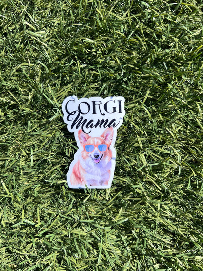 Corgi Mama Sticker | Cute Dog Mom Vinyl Decal