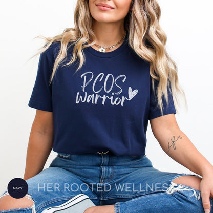 PCOS Awareness Shirt | Polycystic Ovary Syndrome Warrior T-Shirt | Gift for Woman with PCOS | Women&amp;