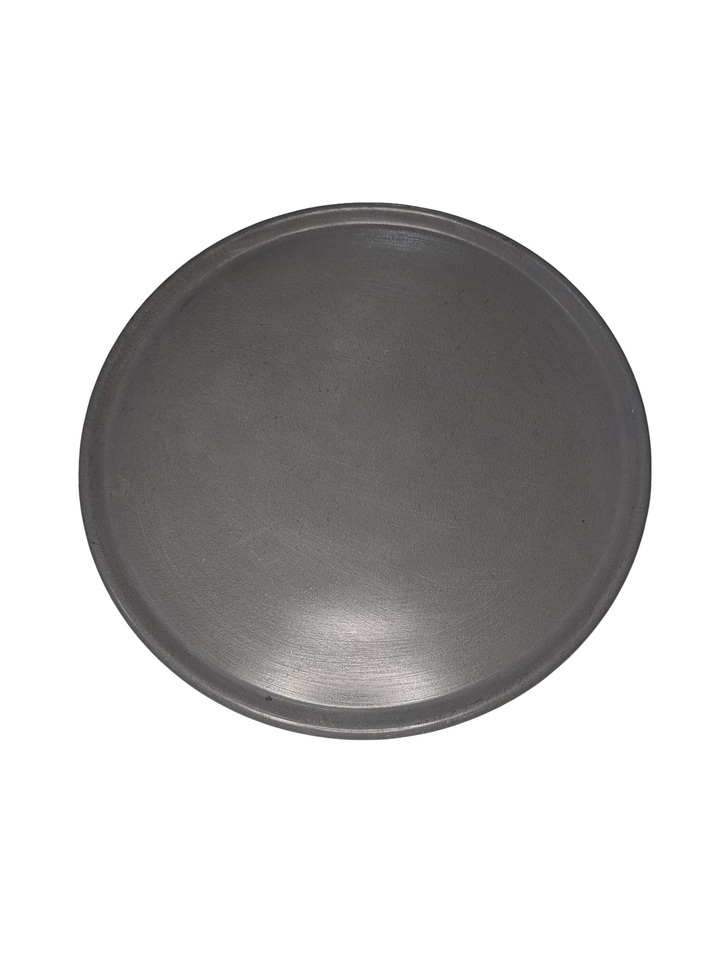 Large Grey Concrete Tray – 10.8 Inch Round Decorative Display Plate – Minimalist Concrete Serving Tray – Modern Home Décor Catchall