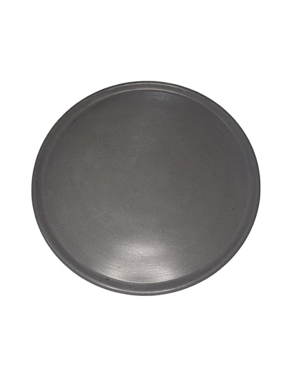 Large Grey Concrete Tray – 10.8 Inch Round Decorative Display Plate – Minimalist Concrete Serving Tray – Modern Home Décor Catchall