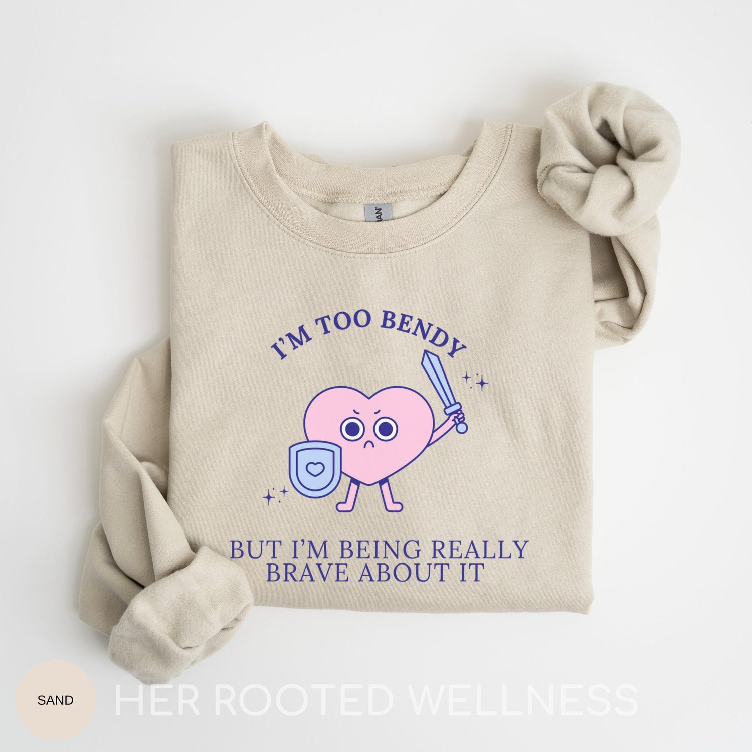 Funny HSD/EDS Awareness Sweatshirt | Ehlers-Danlos Syndrome Sweater | HSD Crewneck | Hypermobile Gift | Cozy Hypermobility Spectrum Sweats