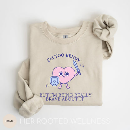 Funny HSD/EDS Awareness Sweatshirt | Ehlers-Danlos Syndrome Sweater | HSD Crewneck | Hypermobile Gift | Cozy Hypermobility Spectrum Sweats