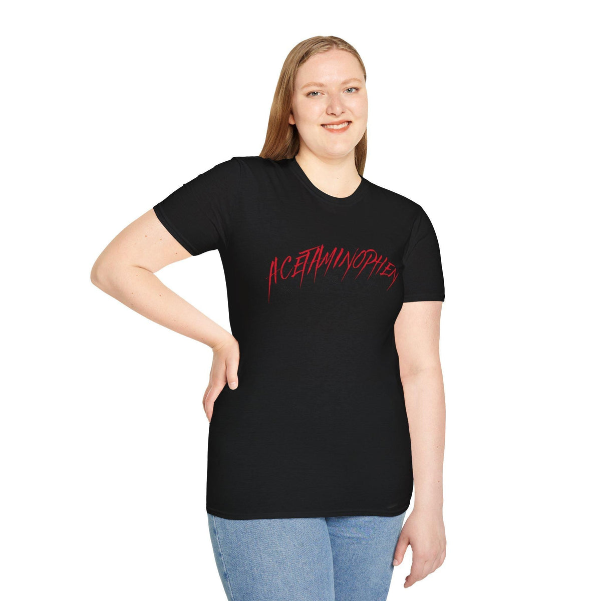 Acetaminophen Graphic Tee: Unisex Softstyle Cotton T-Shirt, Tylenol Acetaminophen, Things Trump Can&