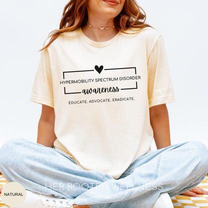 HSD Awareness Shirt | Hypermobility Spectrum Disorder T-Shirt | PT OT Gift | Rare Invisible Illness Tee | Hypermobile Birthday for Her