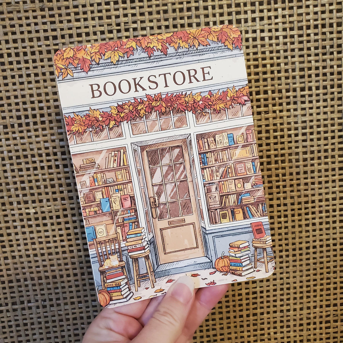 Fall Bookstore Kindle Insert: Bookish Ereader Accessory