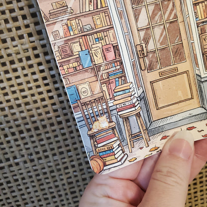 Fall Bookstore Kindle Insert: Bookish Ereader Accessory