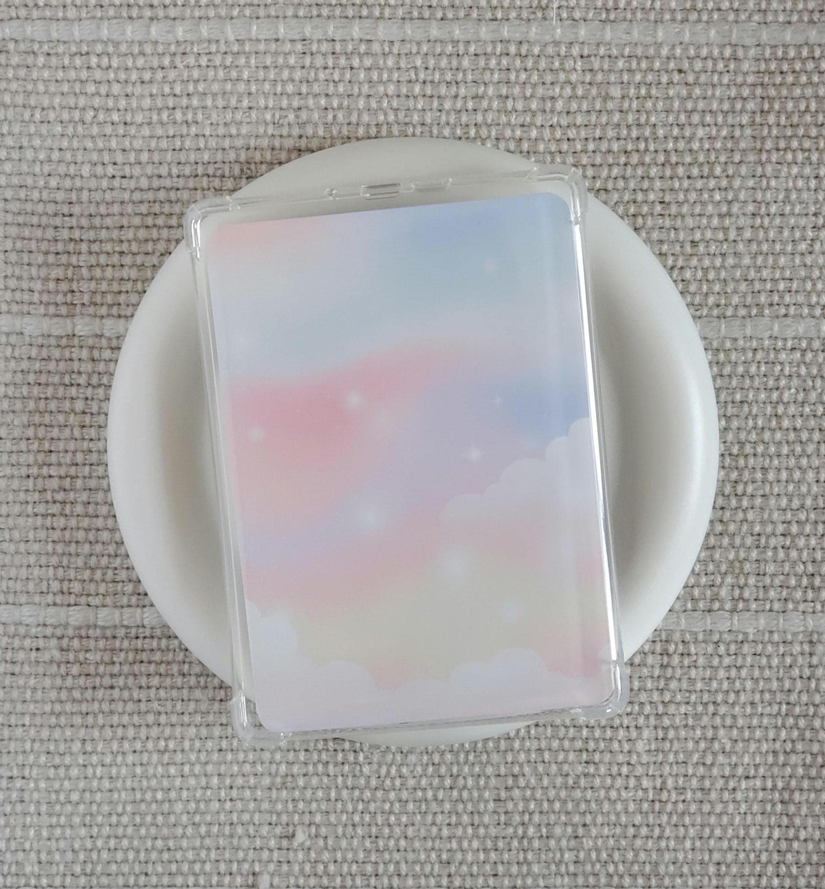 Pastel Sky Soft Colors Kindle Insert: Bookish Ereader Accessory | Meadowlark Nest | Moon and Stars Kindle insert