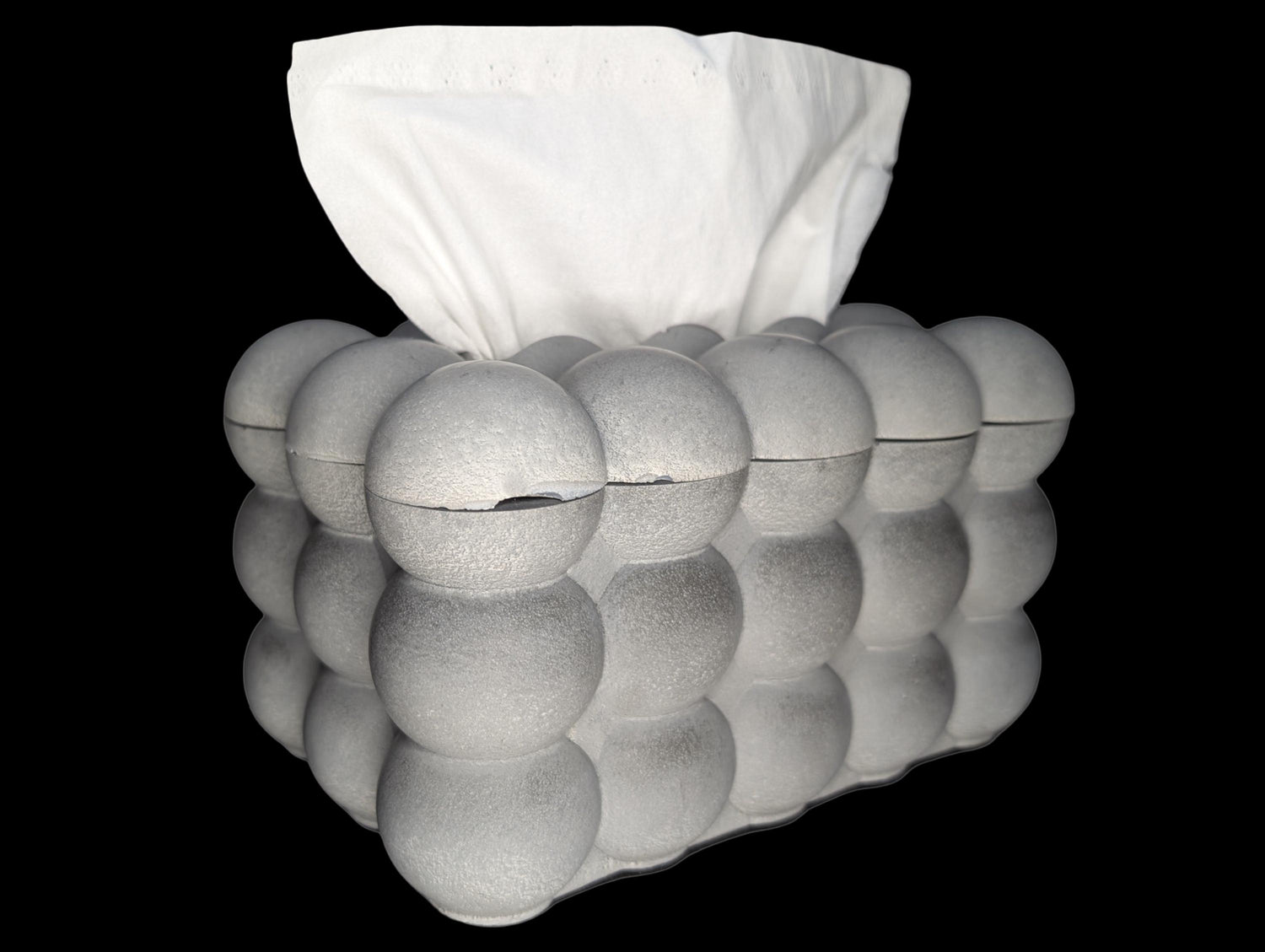Modern Concrete Tissue Box | Handmade Minimalist Tissue Holder or Storage Box