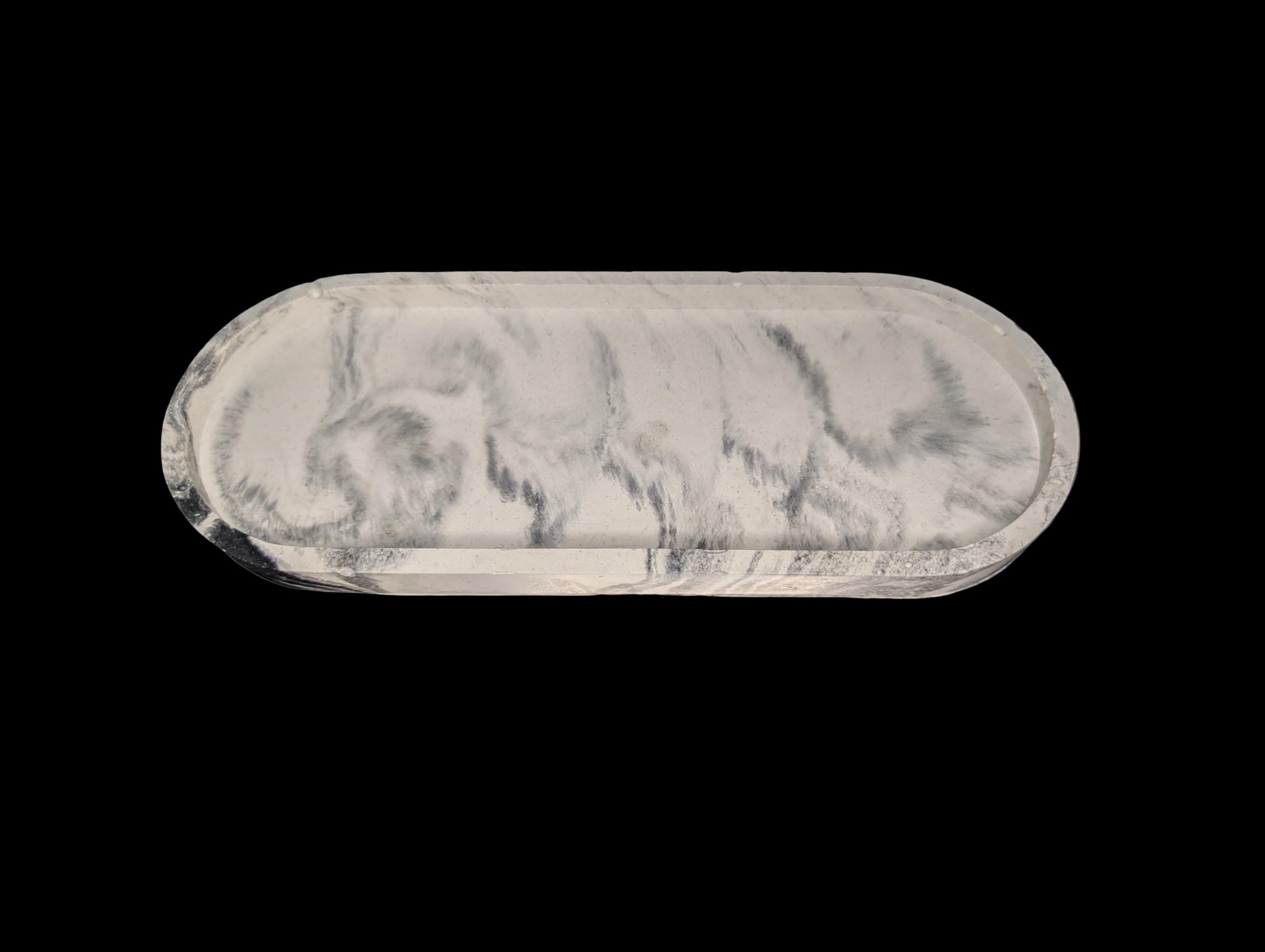 Concrete Oval Trays –Available In 4 Different Sizes  Minimalist Modern Home Décor