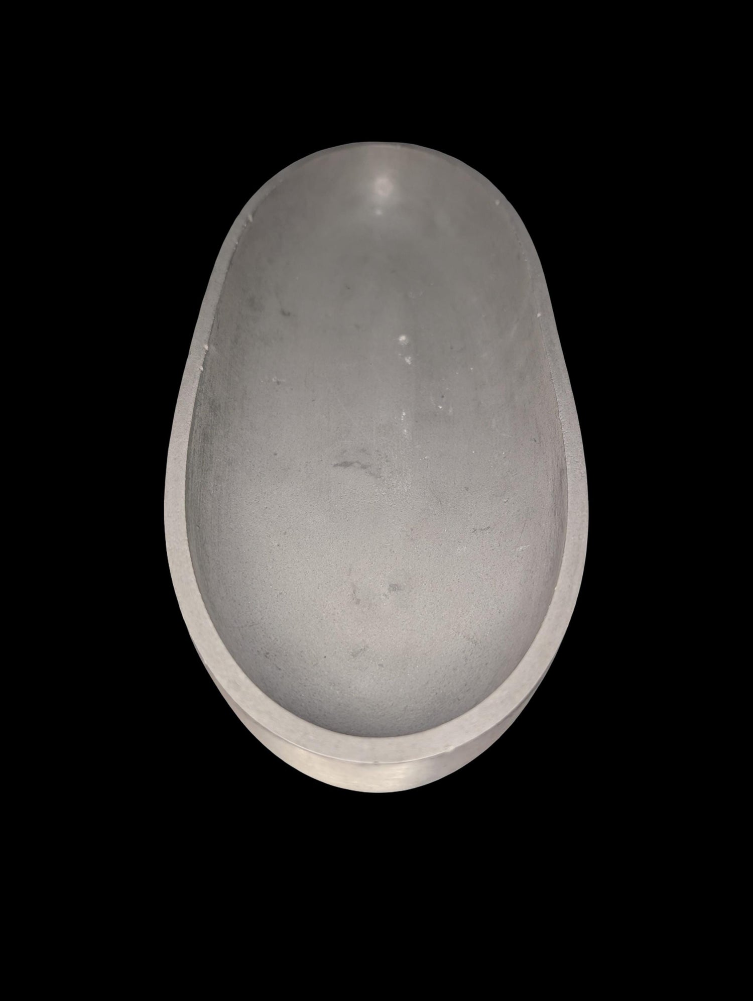 Handmade Oval Concrete Bowl Candle – 3 Wick Soy Candle or Decorative Vessel