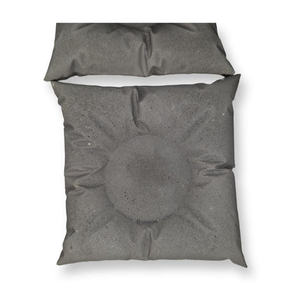 Concrete Pillow Tealight Candle Holders – Set of 2 | Minimalist Home Decor | Handmade Modern Concrete Tea Light Set in Natural or Gray