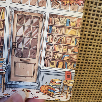 Fall Bookstore Kindle Insert: Bookish Ereader Accessory