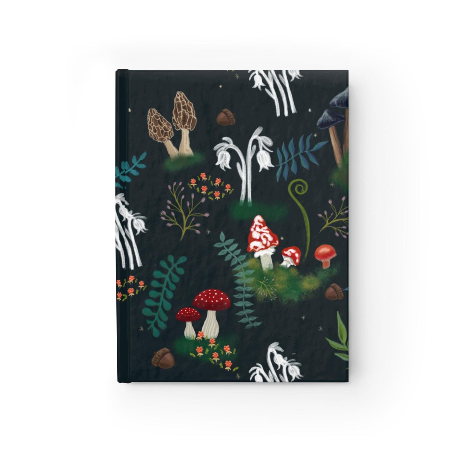 Whimsical Mushroom Forest Journal, Nature Diary, Artist Sketchbook