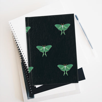 Luna Moth Journal – Elegant Writing Notebook, Nature Lover Gift
