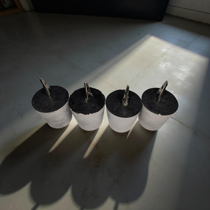 Concrete Picture Holders &amp; Tablecloth Weights | Modern Minimalist Photo Display | Outdoor Table Decor | Handmade Concrete Clip Stand