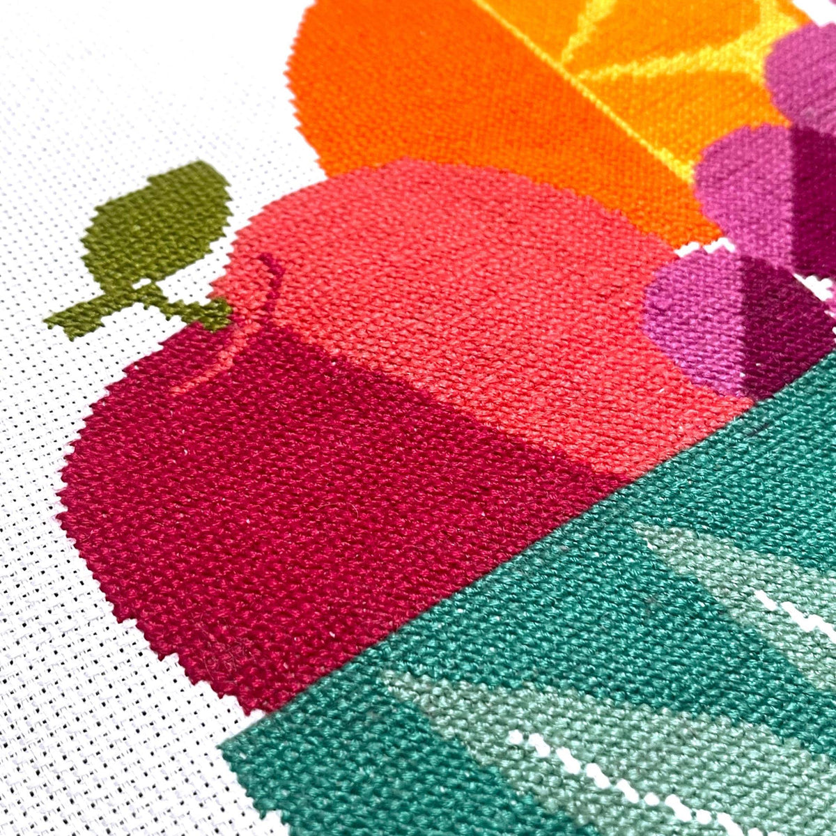 MCM Still Life Cross Stitch Pattern for Beginners (PDF Pattern)