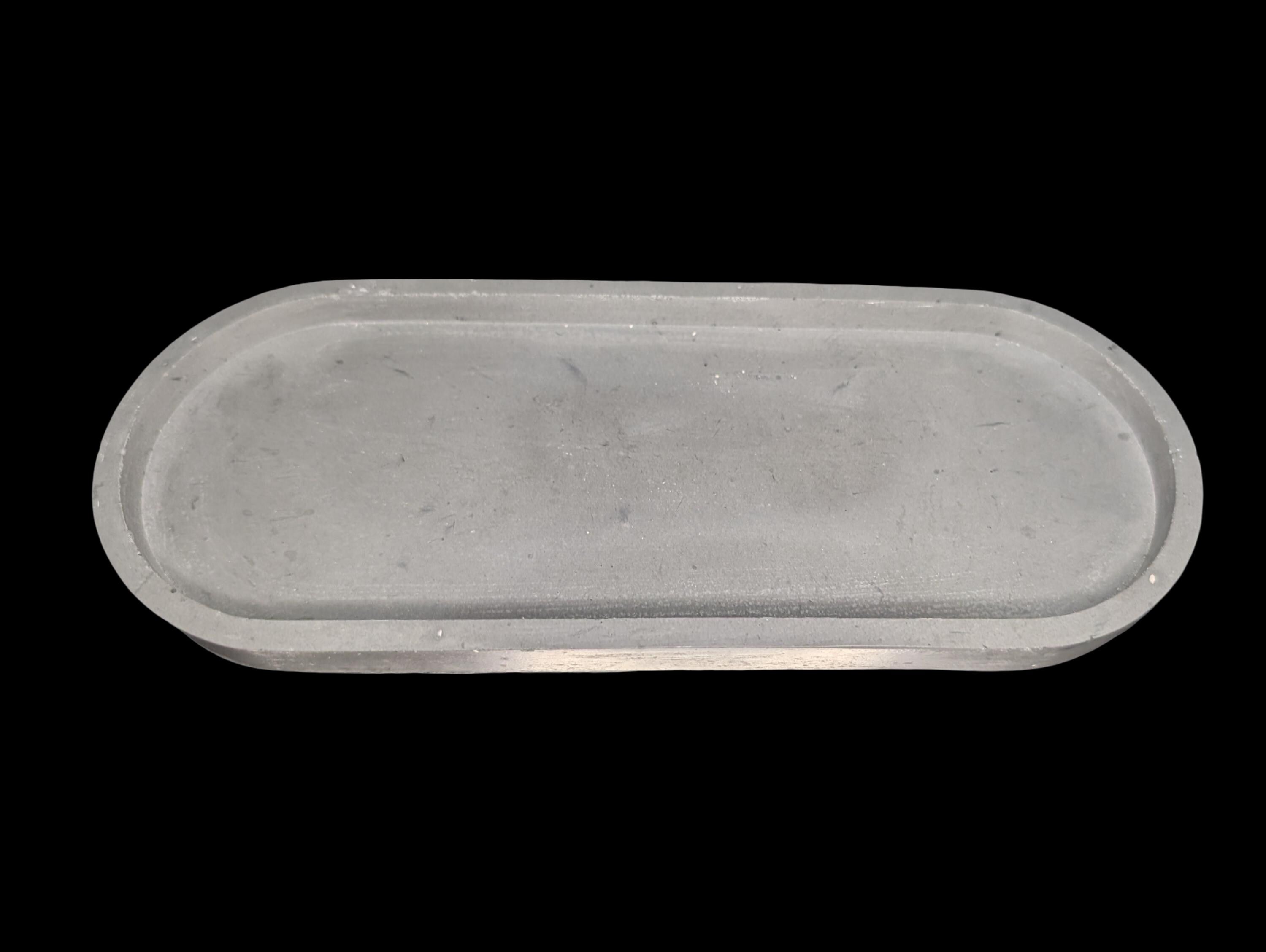 Concrete Oval Trays –Available In 4 Different Sizes  Minimalist Modern Home Décor