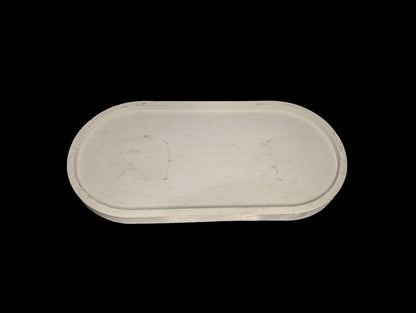 Concrete Oval Trays –Available In 4 Different Sizes  Minimalist Modern Home Décor