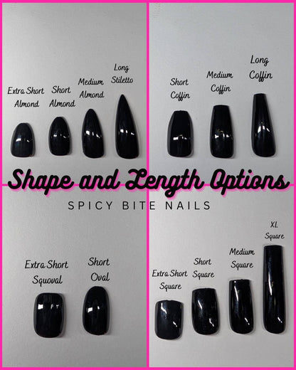 Madame Davis - Beyoncé Whiskey Inspired False Press-On Nail Extensions 10pcs