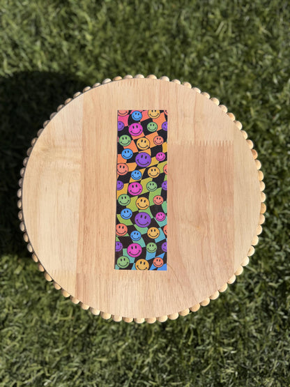 90s Nostalgia Bookmark Bundle | Rainbow Hearts, Smiley Faces &amp; Leopard Prints | Laminated | Individual or Set | Pastel Y2K Reading Gift