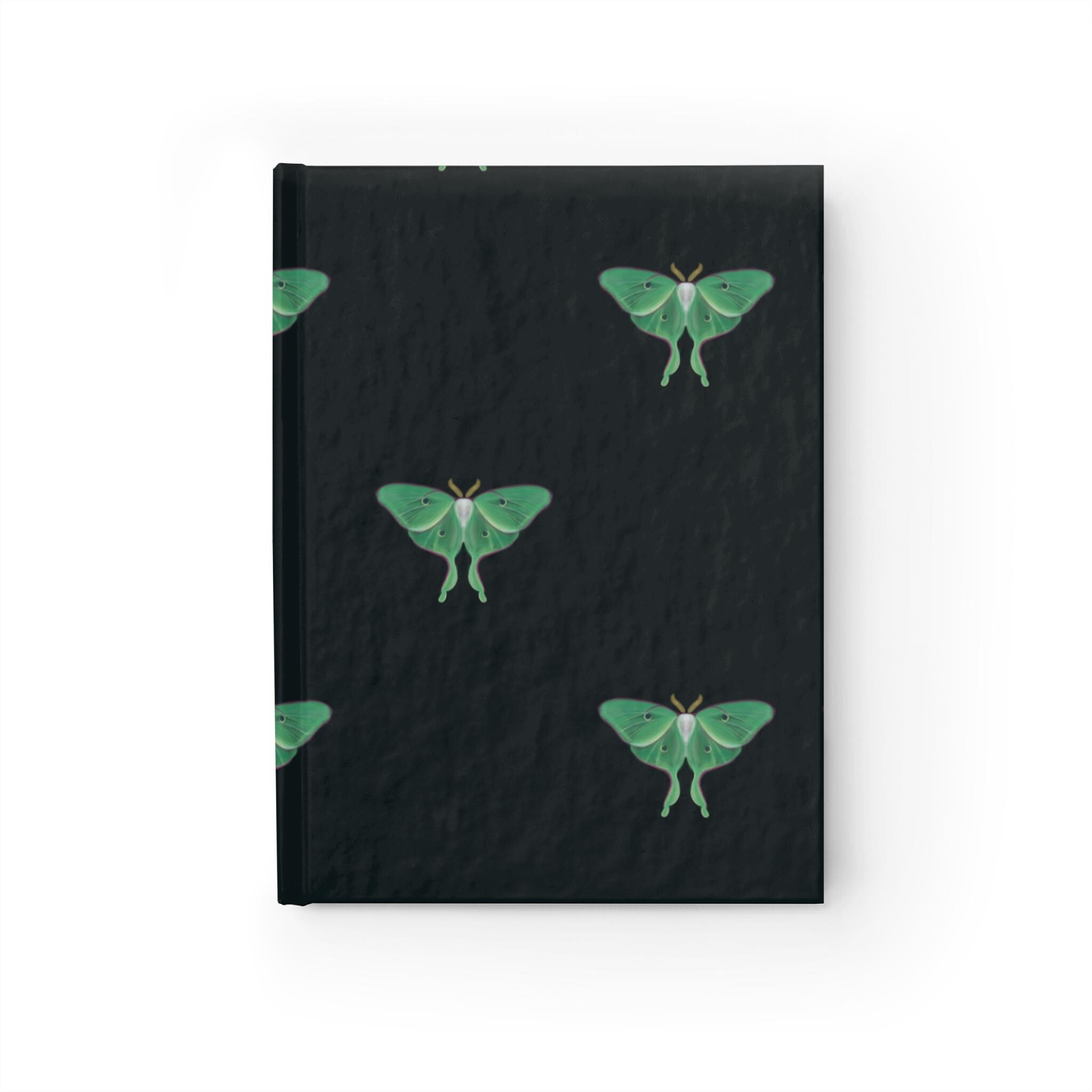 Luna Moth Journal – Elegant Writing Notebook, Nature Lover Gift