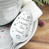 Hot Chocolate Vintage Stamped Spoon: Custom Cocoa Gift