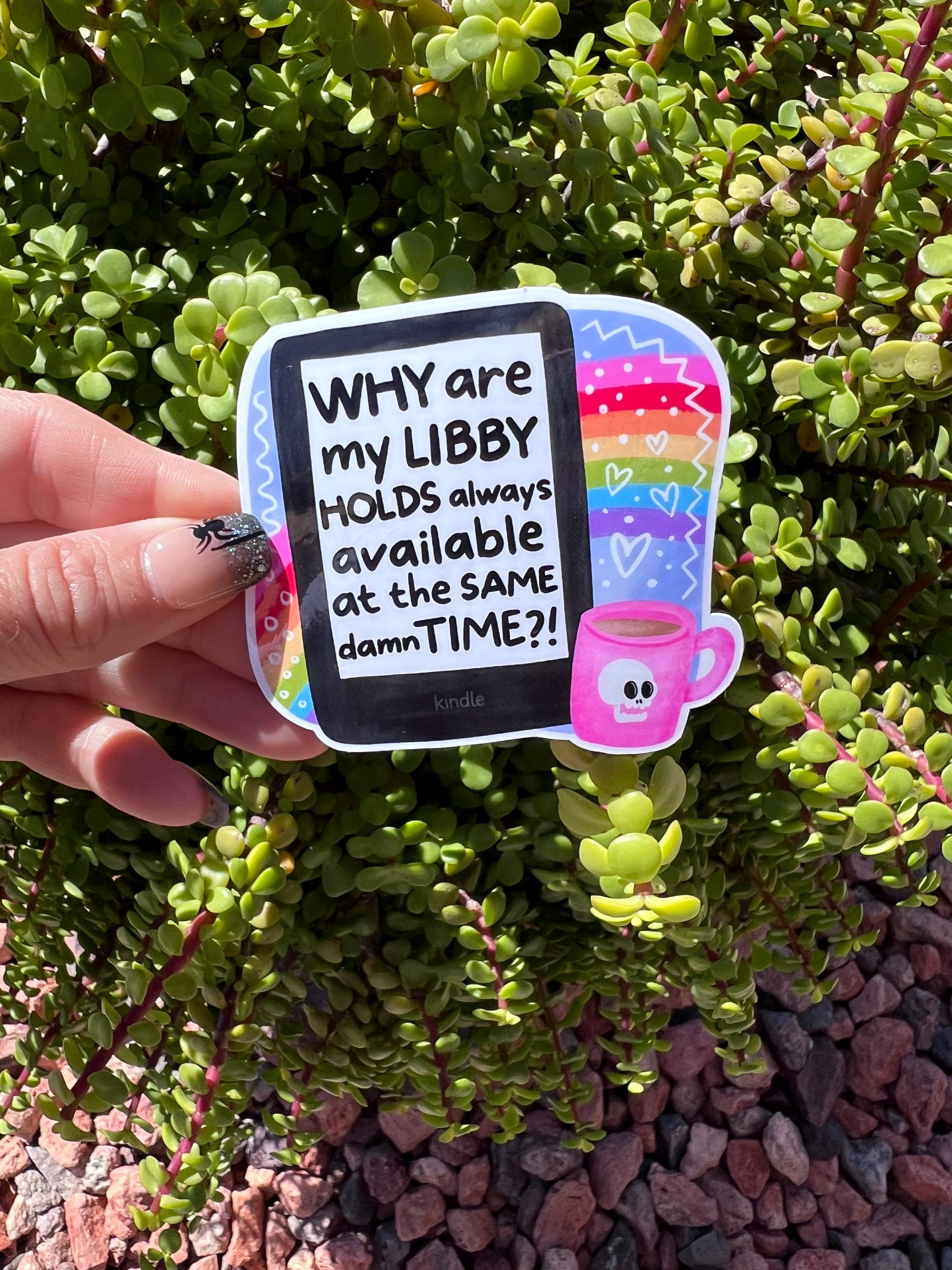 Bookish Sticker Books Libby App Kindle Sticker Designs Booktok Bookstagram Scholastic Book Fair High Trendy Reading Smut Book Sticker Read