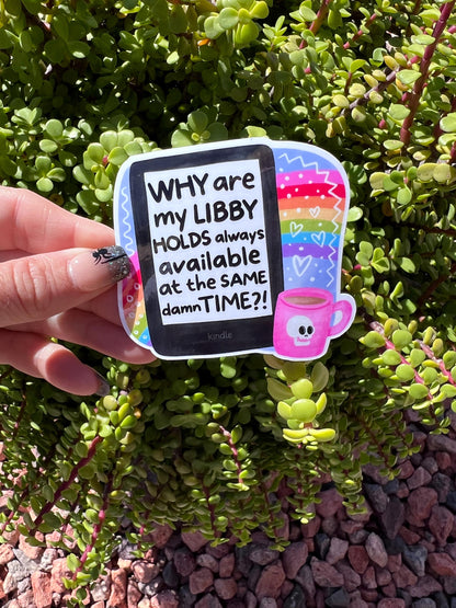 Bookish Sticker Books Libby App Kindle Sticker Designs Booktok Bookstagram Scholastic Book Fair High Trendy Reading Smut Book Sticker Read