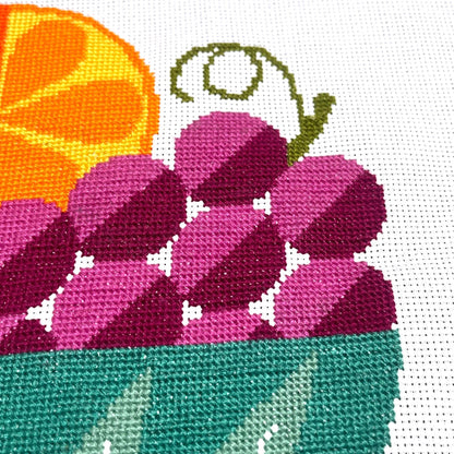 MCM Still Life Cross Stitch Pattern for Beginners (PDF Pattern)
