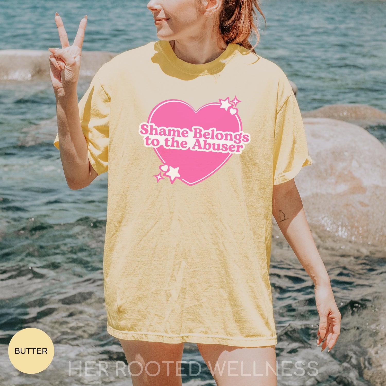 Shame Belongs to the Abuser Feminist Shirt, Female Rage Comfort Colors Tee, CSA SA DV Abuse Survivor Gift, Domestic Violence Awareness Shirt