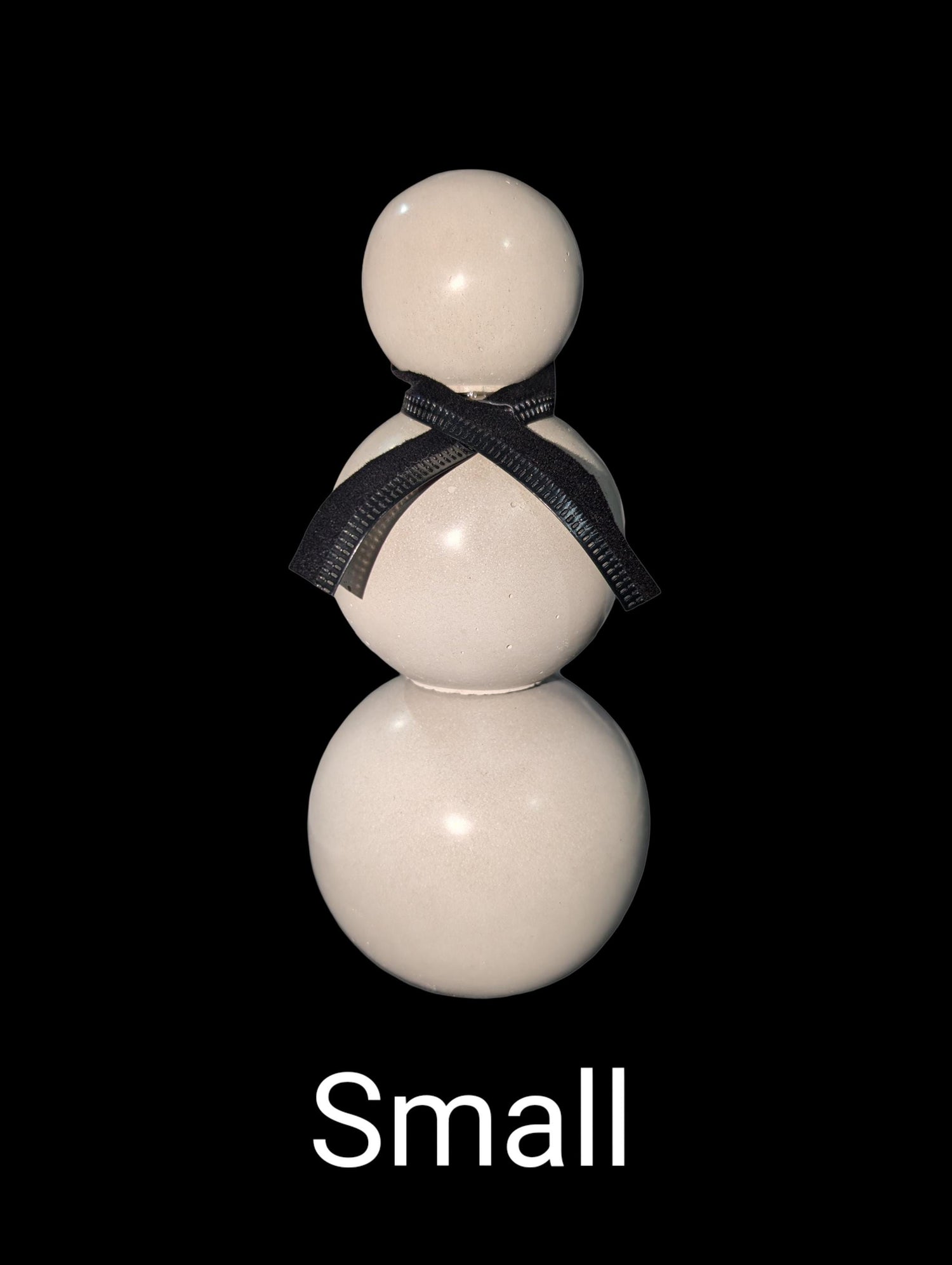 Handmade Concrete Snowman Set – Modern Minimalist Winter Décor